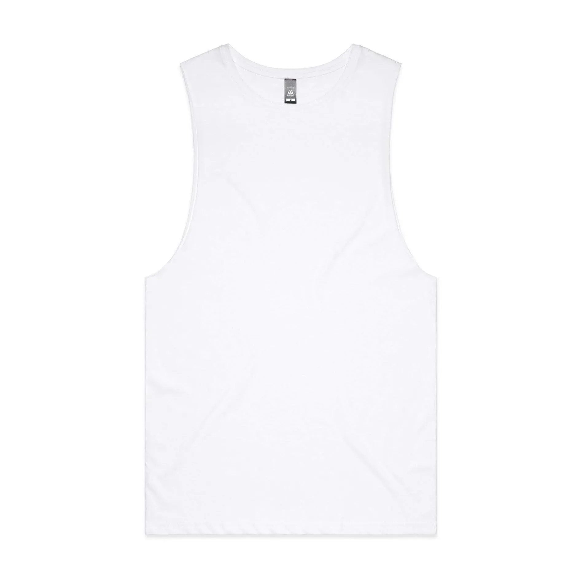 As Colour Men's barnard tank 5025 Casual Wear As Colour WHITE MARLE XSM